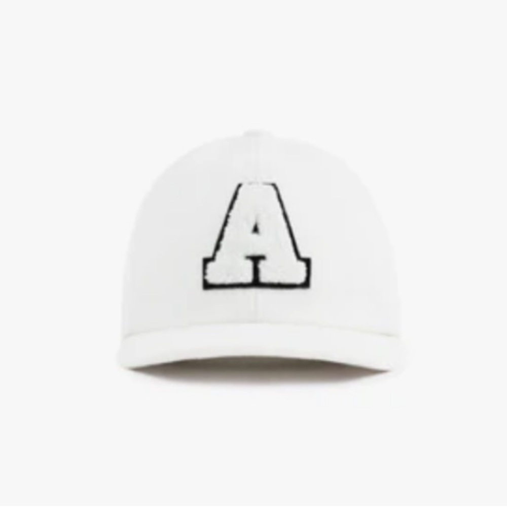 Aime Leon Dore Chenille Varsity Hat in White (Pristine)